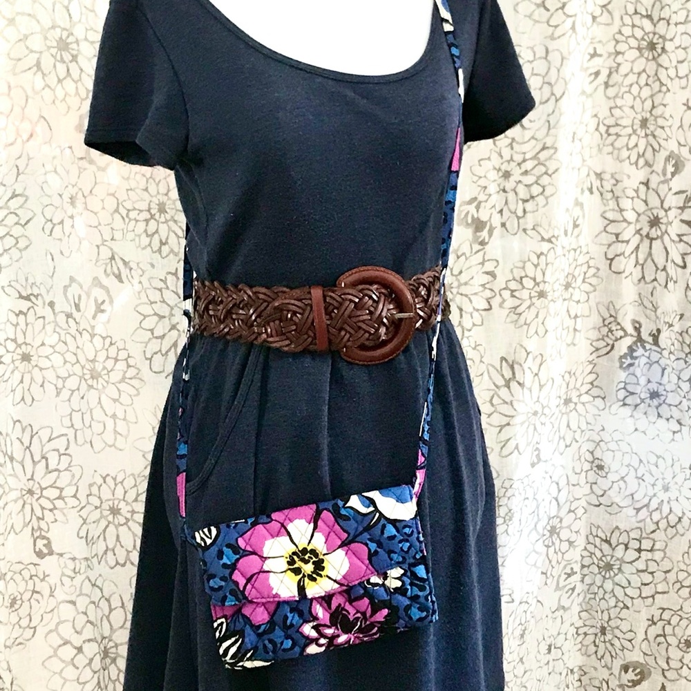 NWT African Violet Strap Wallet String Crossbody